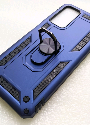 Чохол смартфон redmi note 11 pro протиударний підставка синій