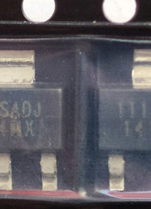 Мікросхема ams1117sadj lm1117 1117 adj стабілізатор (3 штуки