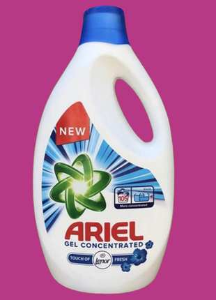 Універсальний гель для прання ariel touch of fresh 5,775 ml