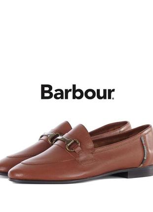 Базові шкіряні лофери натуральна шкіра люкс barbour