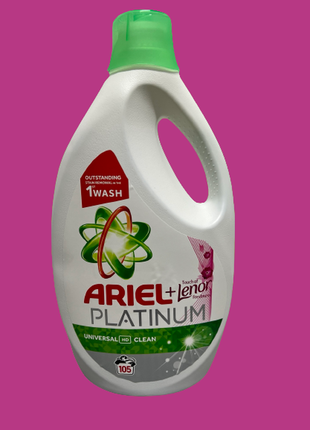 Універсальний гель для прання ariel gel platinum 5,775 л1 фото