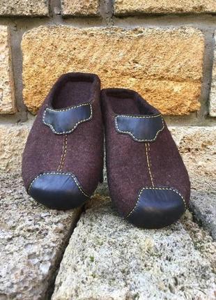 Валяные тапочки мужские