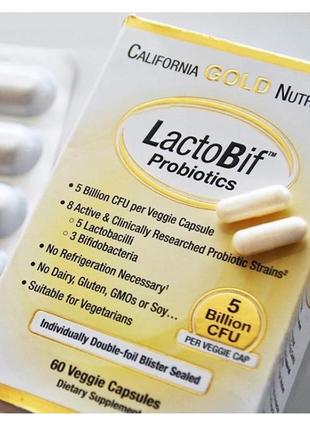 Акція california gold nutrition, пробіотики lactobif, 5 млрд3 фото