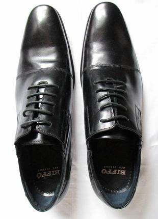 Чоловічі класичні шкіряні туфлі (оксфорди) biffo men classik 45 р3 фото
