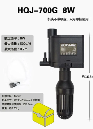 Насос, голова для акваріума sunsun hqj-700g1 фото