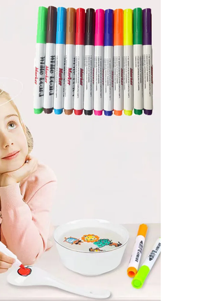 Набор "рисование на воде", волшебные ручки 12шт. + ложка