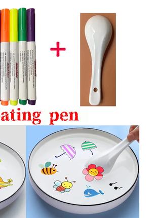 Набор "рисование на воде", волшебные ручки 12шт. + ложка