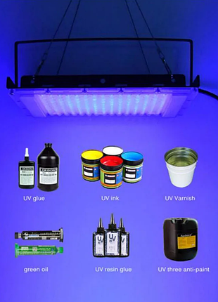 Ультрафиолетовый прожектор 95-400 нм 220 в/50 вт. ультрафиолетовая лампа