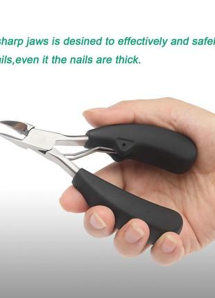 Кусачки, ножницы для обрезки ногтей, усиленные, педикюрные, маник4 фото