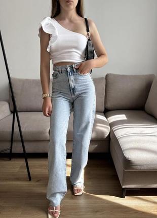 Джинси zara straight fit