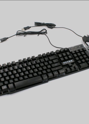 Клавиатура проводная gaming petra mk1 keyboard