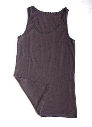 Майка maison ,хлопок,, цвет серый темныйкачество суперовое