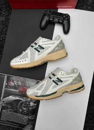 Чоловічі кросівки new balance 1906r white green cream4 фото
