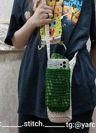 В'язана сумка на літо