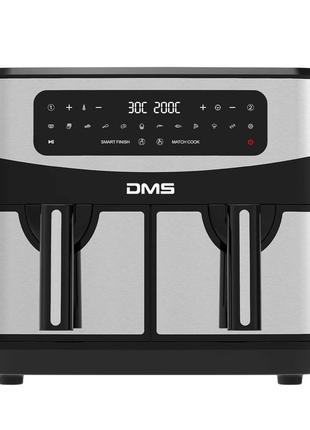 Аэрофритюрница двухкамерная dms hf-11s duo 2400 вт 11 л