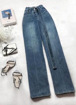 Брендовые джинсы alexanderwang с длинным роскошным поясом