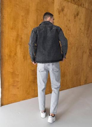 Чоловічий джинсовий піджак/сорочка6 фото