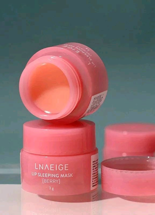 Нічна маска для губ laneige lip sleeping mask - berry