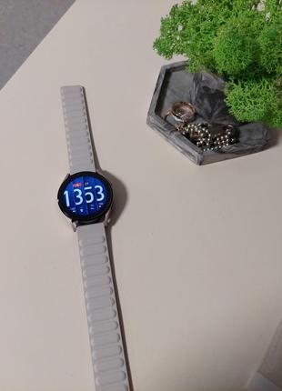 Ремешок силиконовый магнитный двухсторонний 20мм samsung galaxy watch5 фото