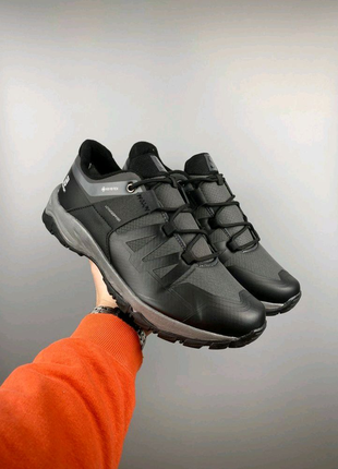 Чоловічі кросівки salomon x ultra gore-tex black grey7 фото