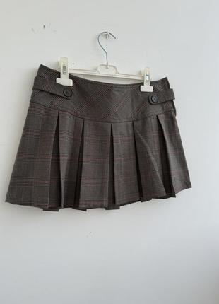Мини юбка в складку3 фото
