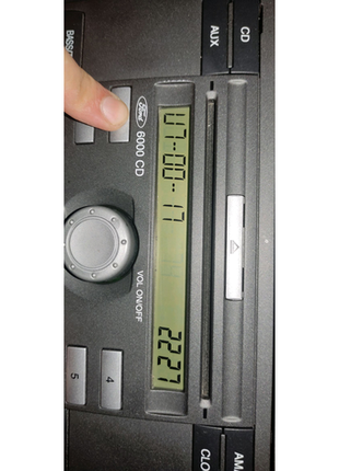 Розблокування магнітоли ford