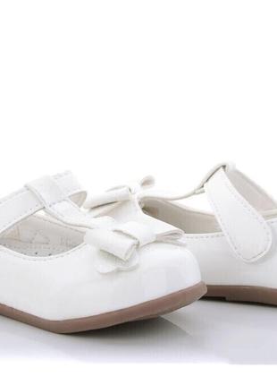 Туфли для девочек kimboo fg803-1/22 белый 22 размер1 фото