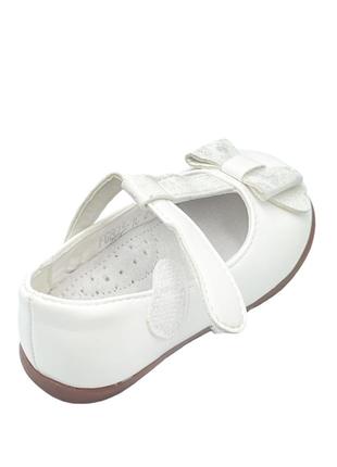 Туфли для девочек kimboo fg803-1/22 белый 22 размер2 фото