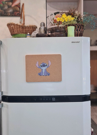 Пробкова дошка для нотаток на холодильник3 фото