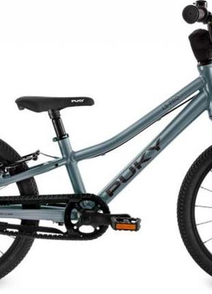 Дитячий велосипед 2-х колісний 18'' (від 4 до 8 років) puky s-pro 18 зріст 105 - 125 см алюмінієвий темно-синій4 фото