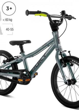Дитячий велосипед 2-х колісний 16'' (від 3 до 7 років) puky s-pro 16 зріст 100 - 120 см алюмінієвий темно-синій1 фото