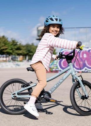 Дитячий велосипед 2-х колісний 16'' (від 3 до 7 років) puky s-pro 16 зріст 100 - 120 см алюмінієвий темно-синій3 фото