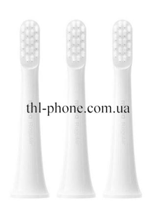 Насадки 3шт для xiaomi mijia sonic electric toothbrush t100 mes601 фото