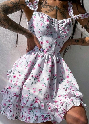 Сукня квіткова2 фото