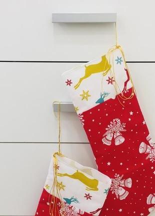Новорічний чобіток-різдвяний носок-чобіт для подарунків-новорічний декор10 фото