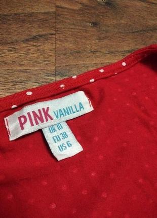 Короткое платье в горошек 5