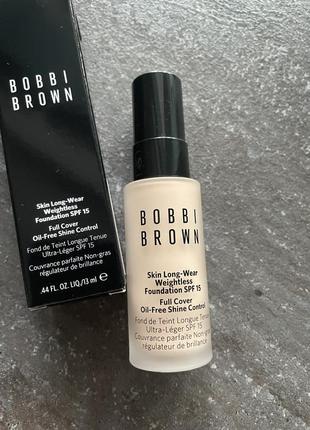 Стійкий тональний крем bobbi brown mini, відтінок sand