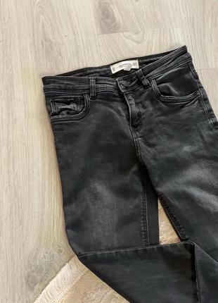 Гарні графітові джинси скінні від манго2 фото