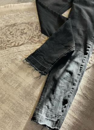 Гарні графітові джинси скінні від манго4 фото