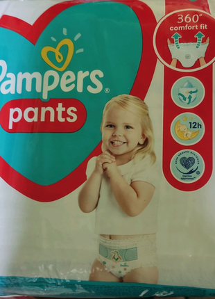 Подгузники-трусики pampers pants 5 (12-17кг)  28шт.