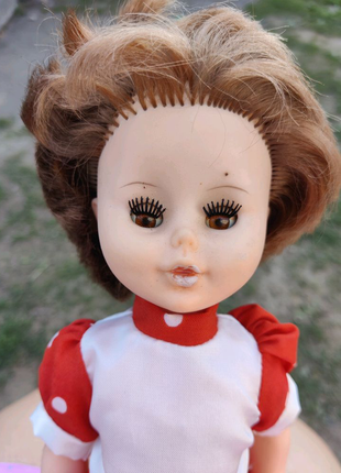 Червона шапочка лялька часів срср з паперовою етикеткою литва віл3 фото