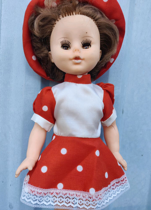 Червона шапочка лялька часів срср з паперовою етикеткою литва віл5 фото