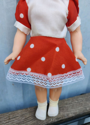 Червона шапочка лялька часів срср з паперовою етикеткою литва віл8 фото