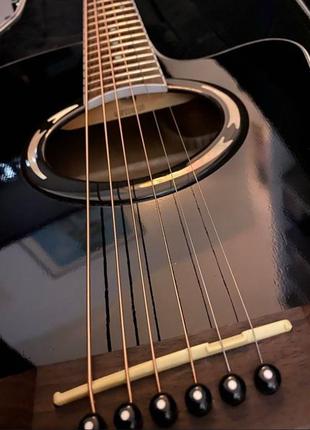 Вестерн-гітара yamaha apx500bl з підсилювачем marshall5 фото