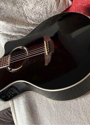 Вестерн-гітара yamaha apx500bl з підсилювачем marshall6 фото