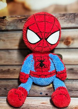 Людина-павук, человек паук, spiderman, вязані іграшки, плюшева іграшка людина павук1 фото