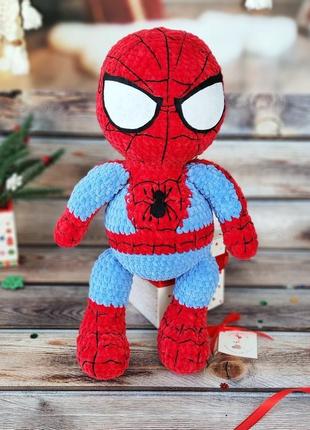 Людина-павук, человек паук, spiderman, вязані іграшки, плюшева іграшка людина павук5 фото