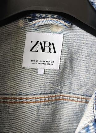 Джинсова куртка zara4 фото