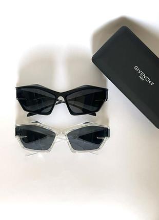 Сонцезахисні окуляри спортивні спорт тренд очки uv400 чорні6 фото