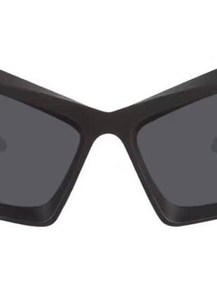 Солнцезащитные очки прозрачная оправа тренд спортивные uv400 очки4 фото